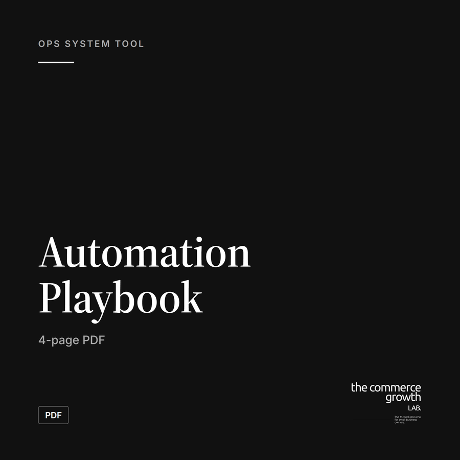 Automation Playbook