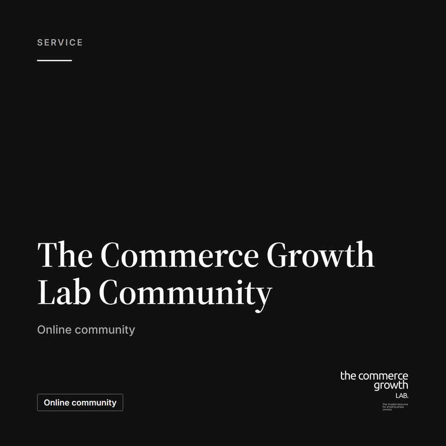 The Commerce Growth Lab Community