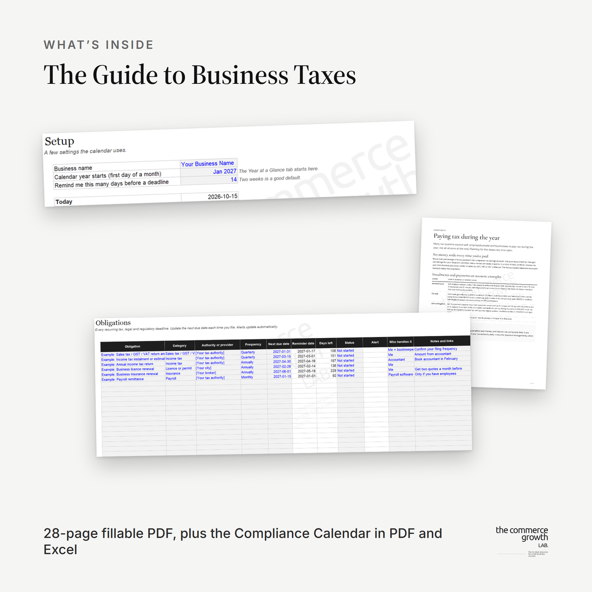 The Guide to Business Taxes