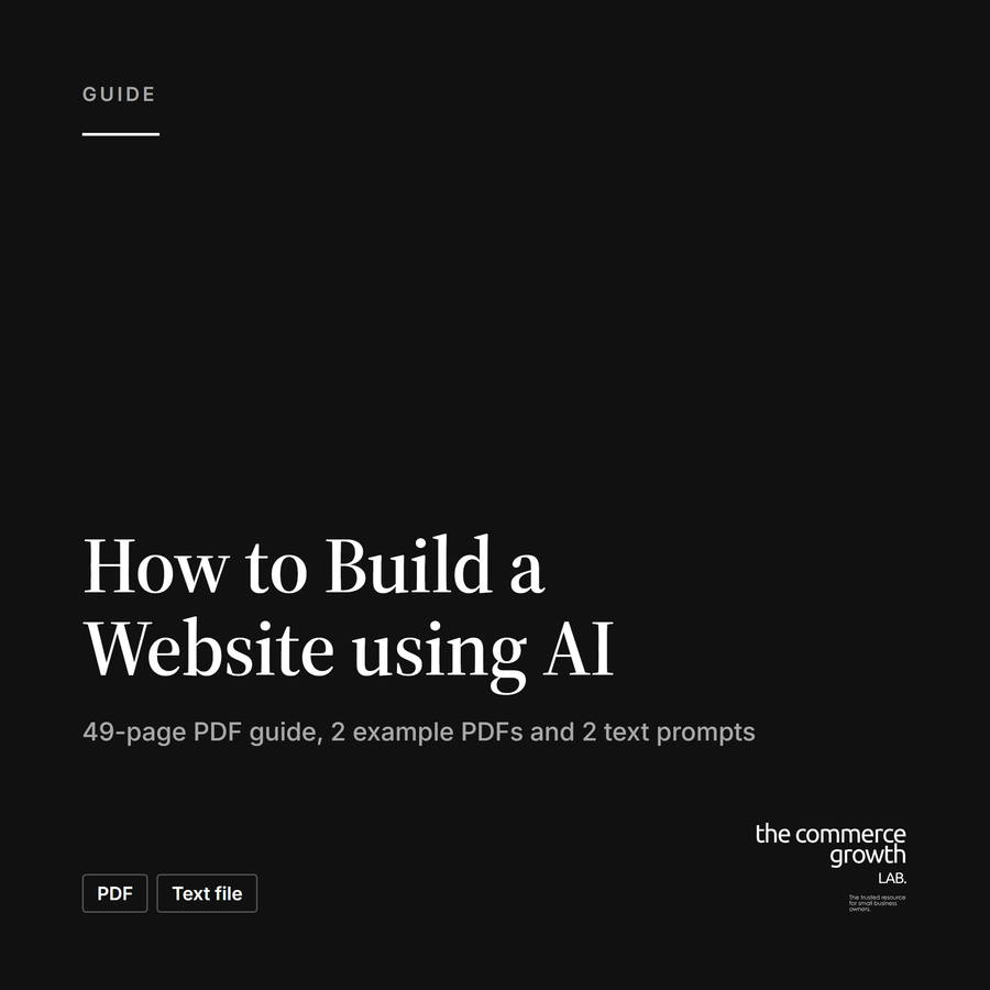 How to Build a Website using AI