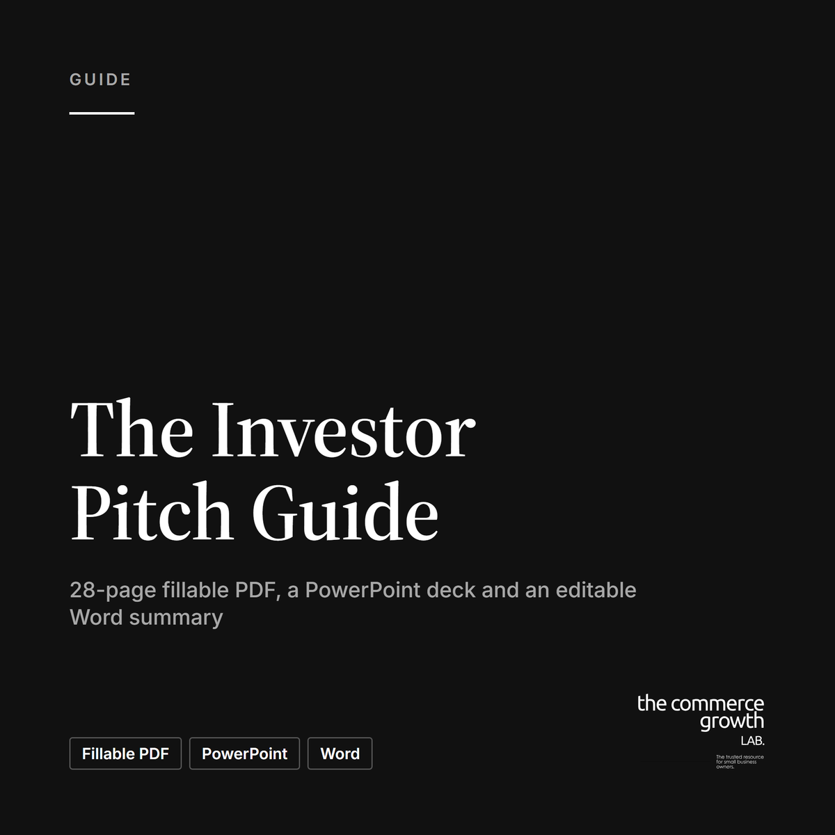 The Investor Pitch Guide