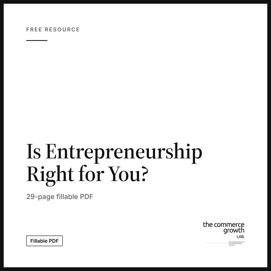 Is Entrepreneurship Right for You?