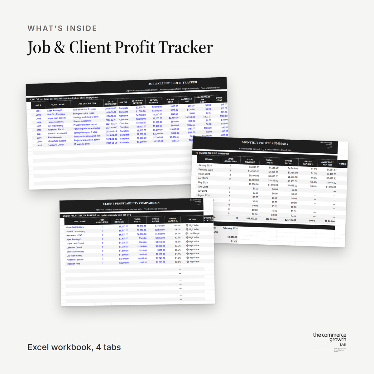 Job & Client Profit Tracker