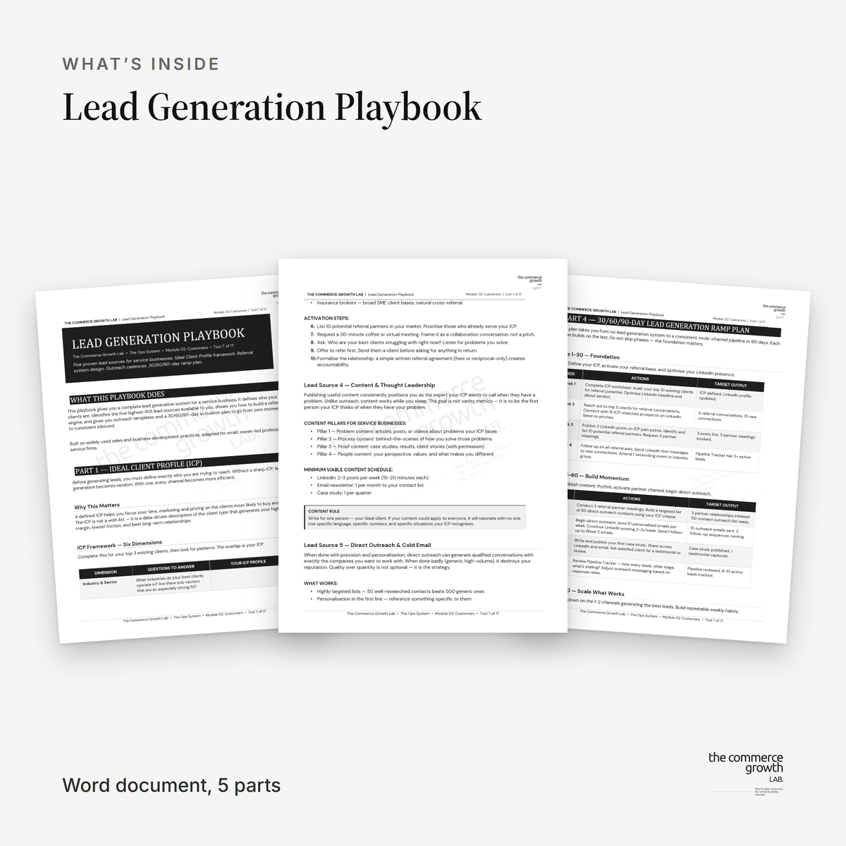 Lead Generation Playbook
