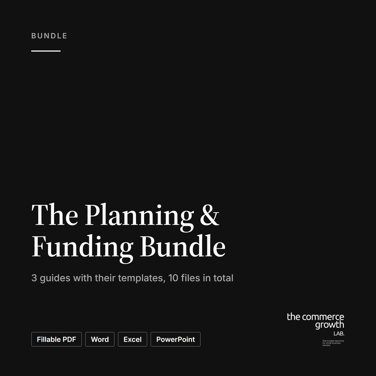 The Planning & Funding Bundle
