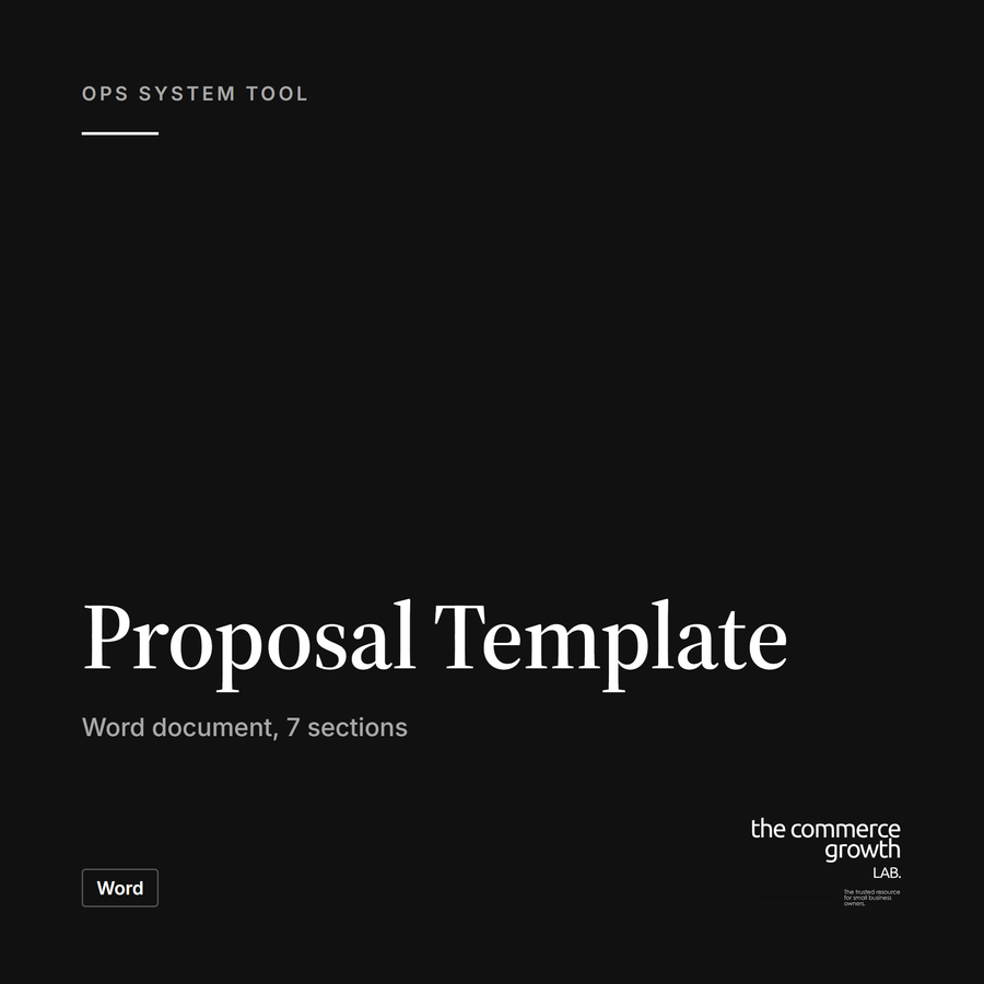 Proposal Template