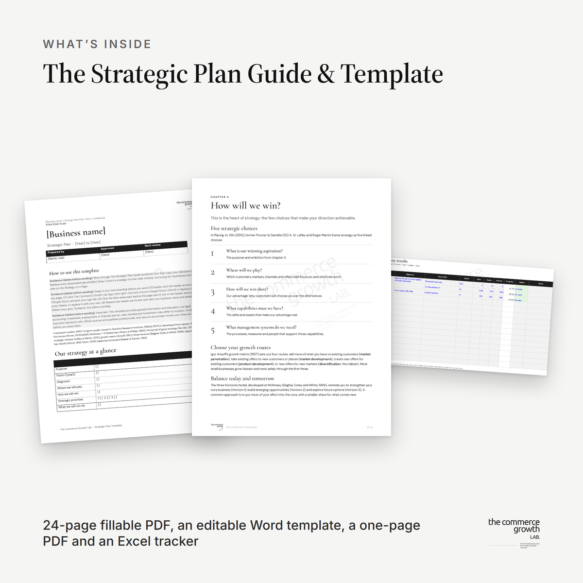 The Strategic Plan Guide & Template