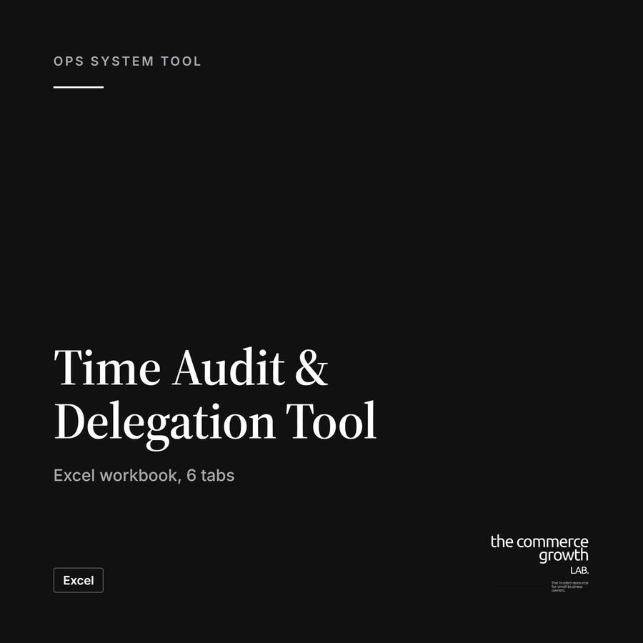 Time Audit & Delegation Tool